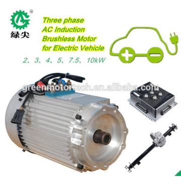 motor de cubo de coche eléctrico de baja velocidad 5Kw